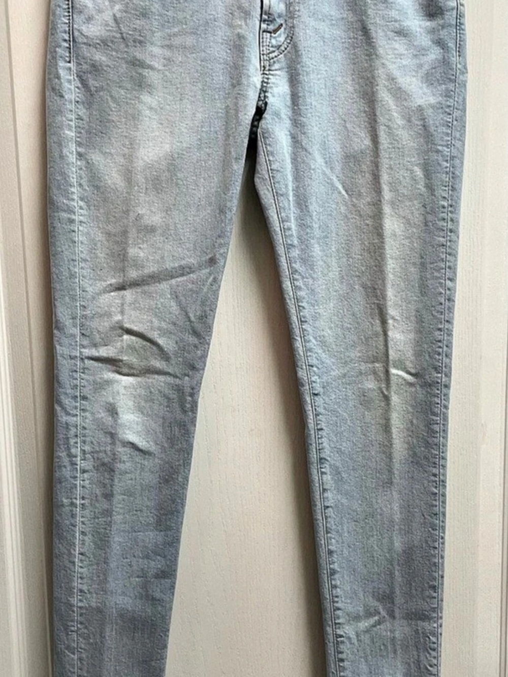Double RRL Stretor Skinny Fit Skinny Jeans light Blue Waist 26